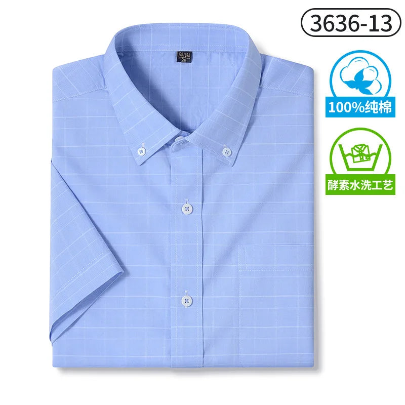 Men’s Oxford Shirt Button-Up Shirt