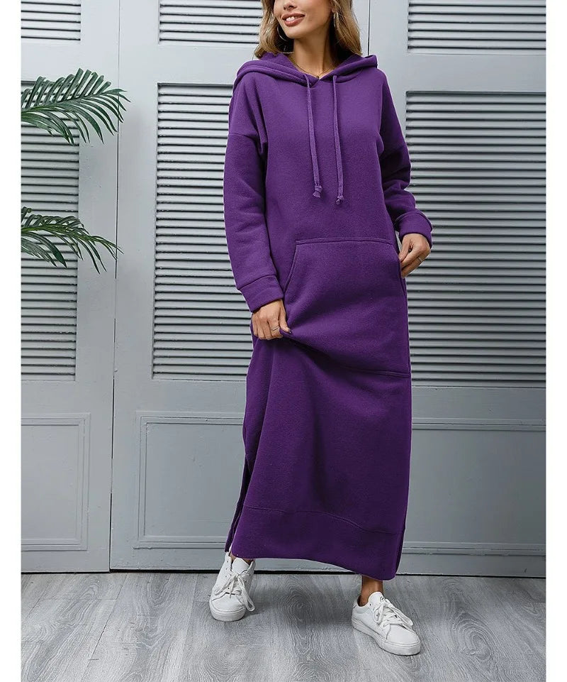 Hooded Midi Dress