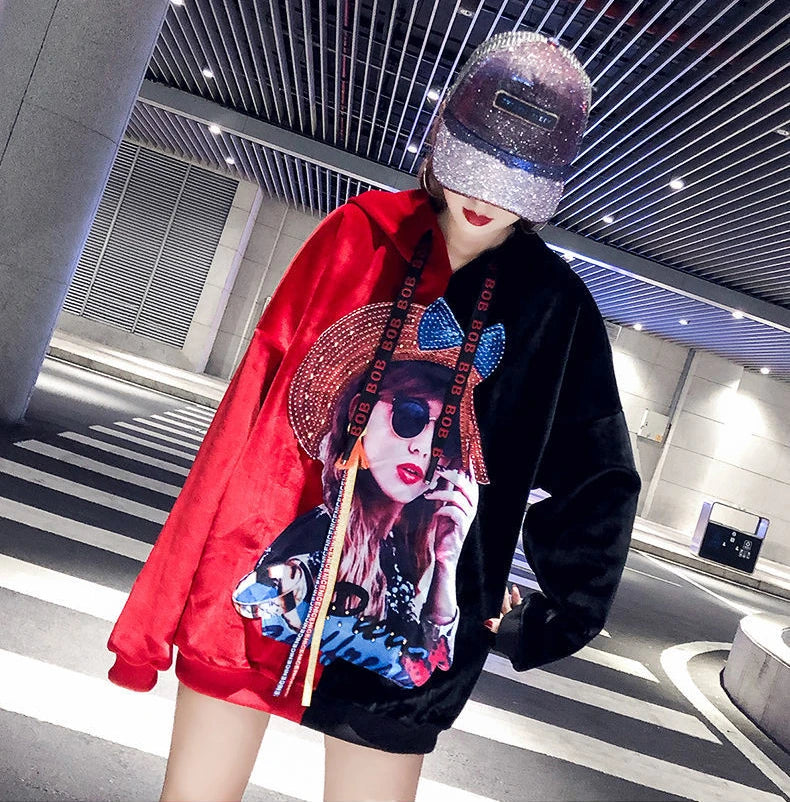 Harajuku Style Hoodie for Women – Trendy Streetwear Pullover