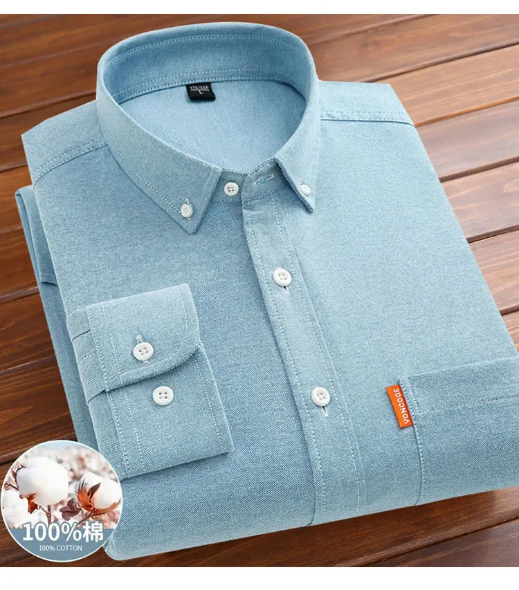 High-Quality Long Sleeve Shirt Comfort Fit