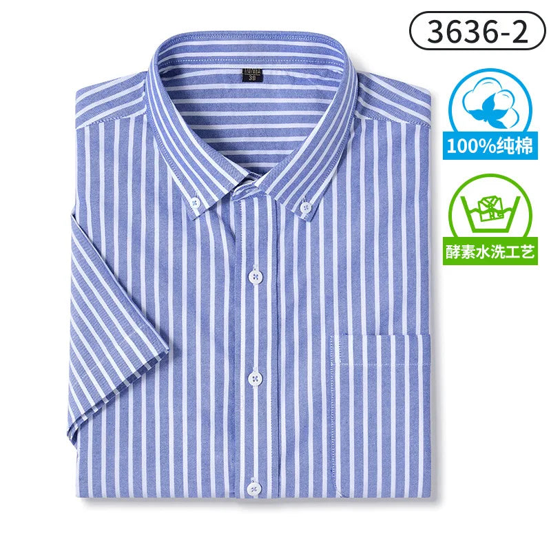 Men’s Oxford Shirt Button-Up Shirt