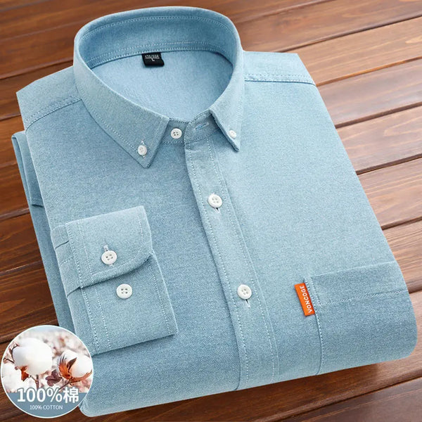 High-Quality Long Sleeve Shirt Comfort Fit