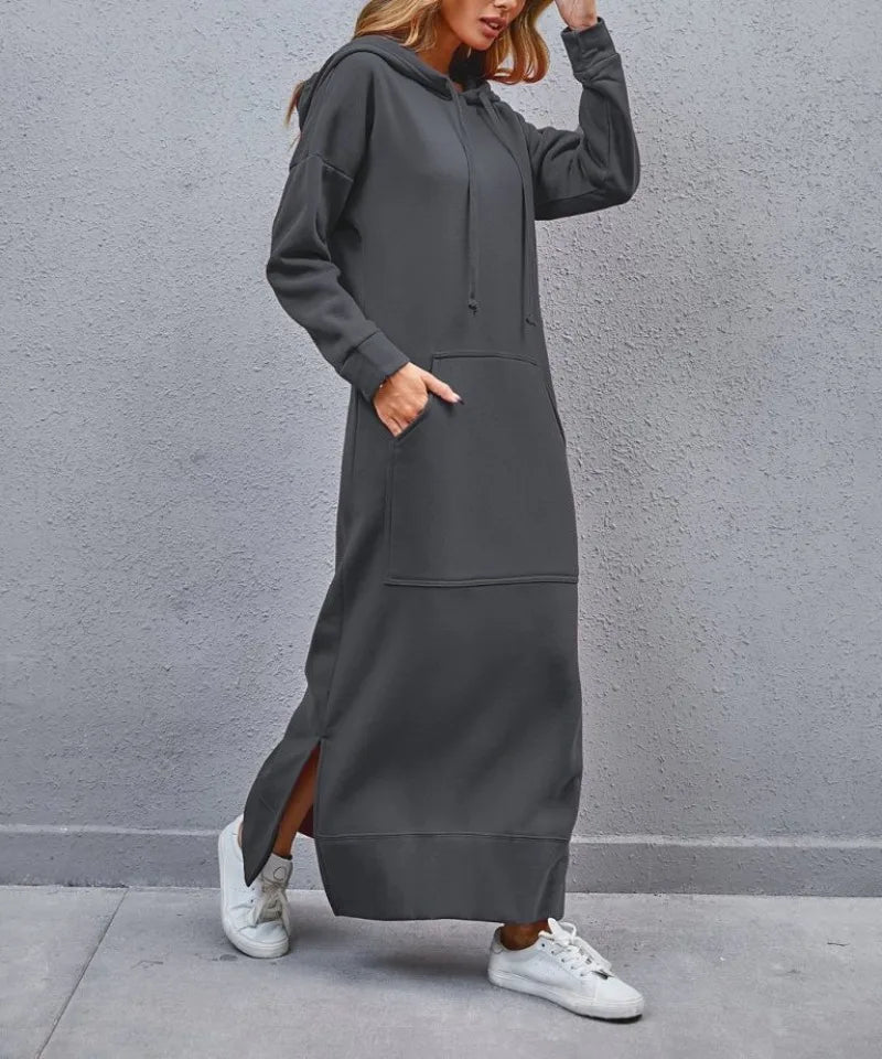 Hooded Midi Dress