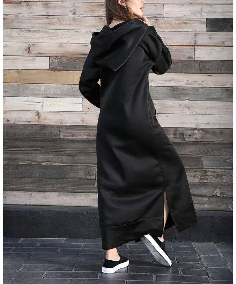 Hooded Midi Dress