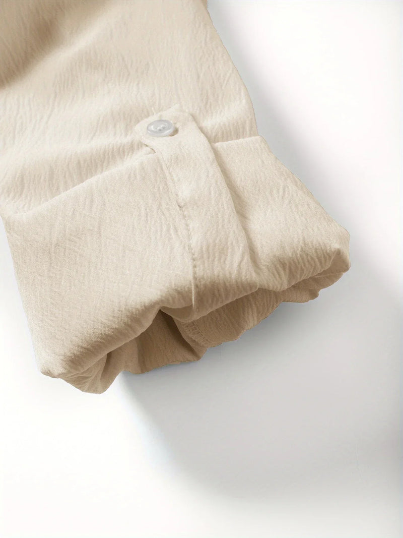 Casual Solid Color Tracksuit – Comfortable Everyday Wear