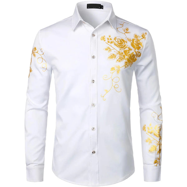 Elegant Men’s Long Sleeve Modern Fit