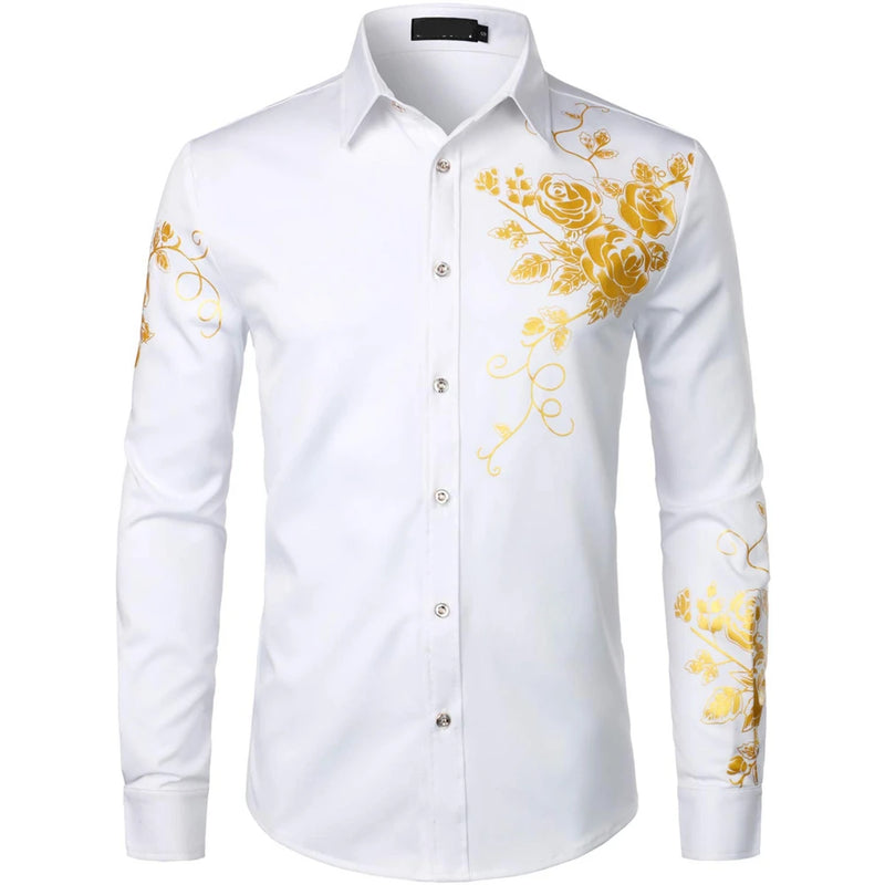 Elegant Men’s Long Sleeve Modern Fit