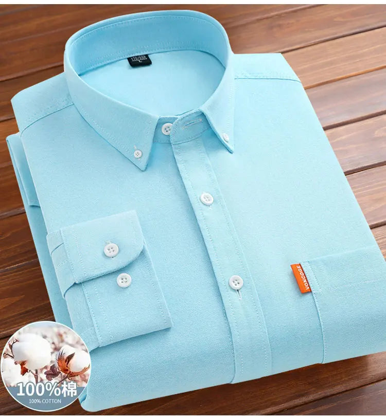 High-Quality Long Sleeve Shirt Comfort Fit