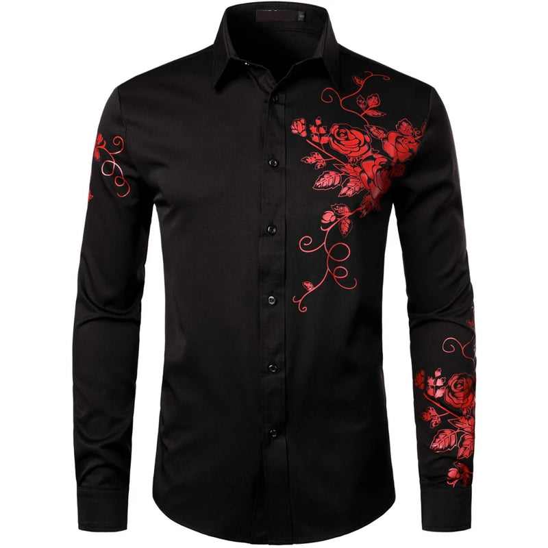 Elegant Men’s Long Sleeve Modern Fit
