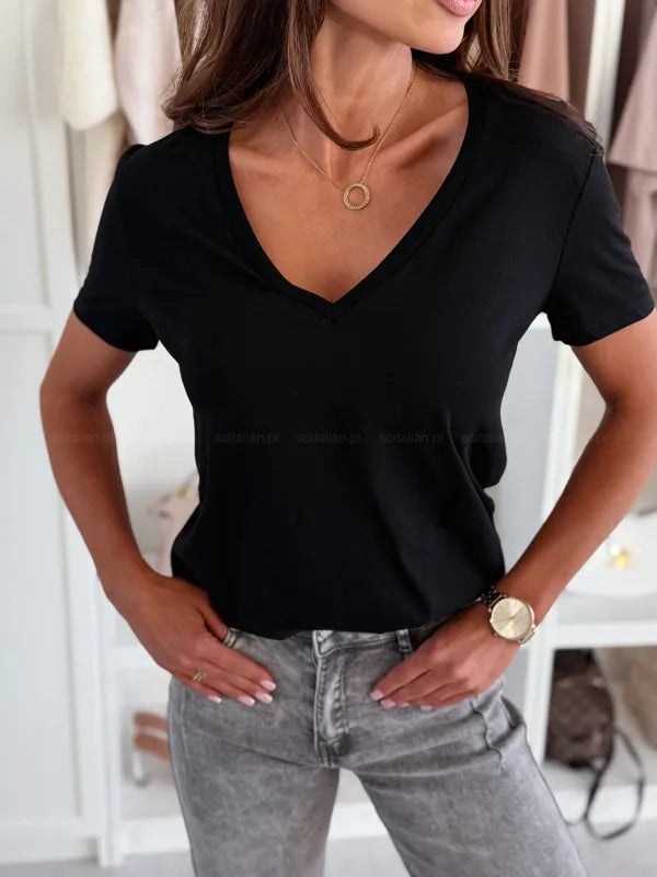 Elegant Summer Short Sleeve Shirt