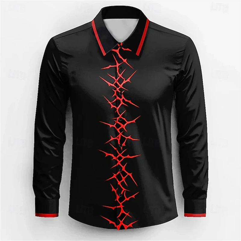 Men’s Casual Street Shirt – Trendy Urban Fashion Wear