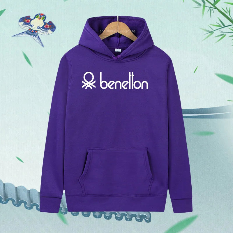 Unisex Long Sleeve Hoodie – Casual Pullover Sweatshirt