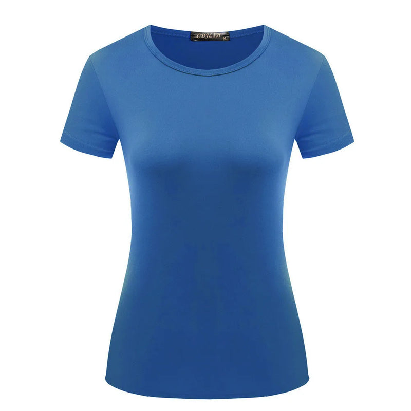 Classic Women’s Solid Color Tee – Comfortable Everyday Wear