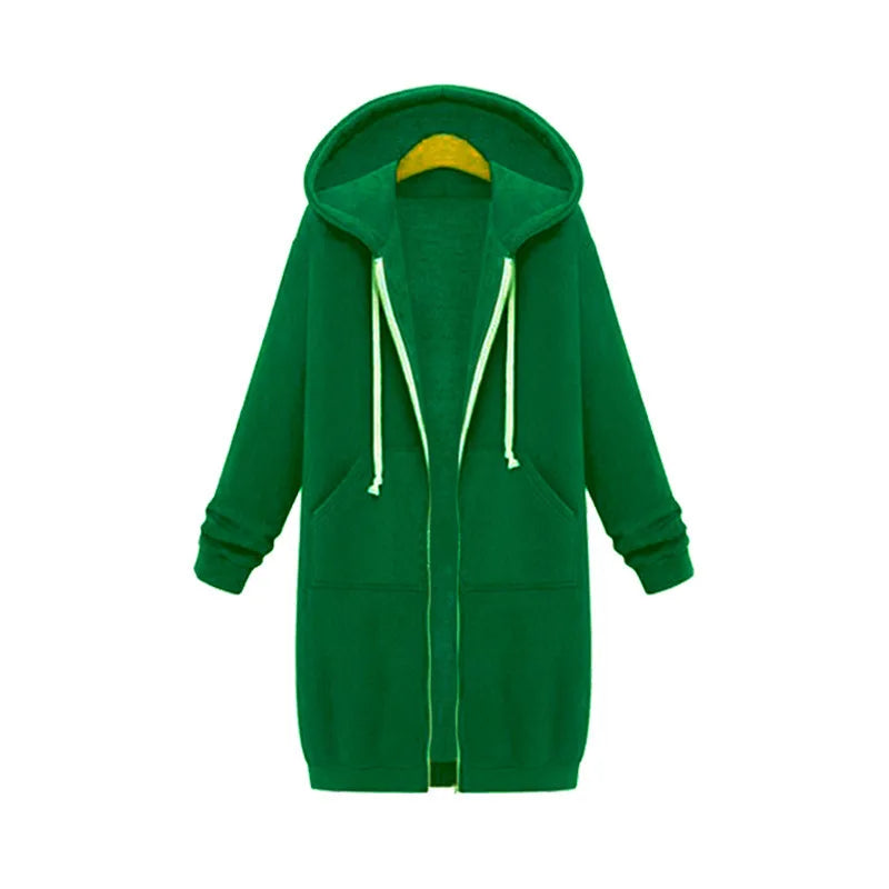 Women's Thick Hooded Sweatshirt – Cozy Warm Pullover