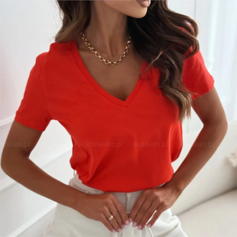 Elegant Summer Short Sleeve Shirt