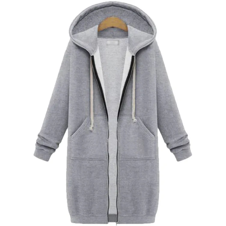 Women's Thick Hooded Sweatshirt – Cozy Warm Pullover