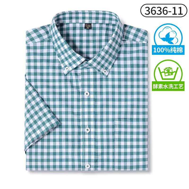 Men’s Oxford Shirt Button-Up Shirt