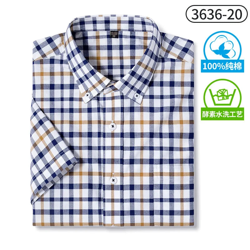 Men’s Oxford Shirt Button-Up Shirt