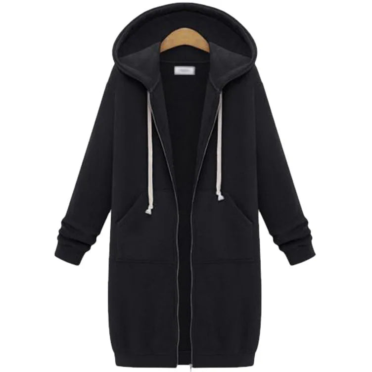 Women's Thick Hooded Sweatshirt – Cozy Warm Pullover