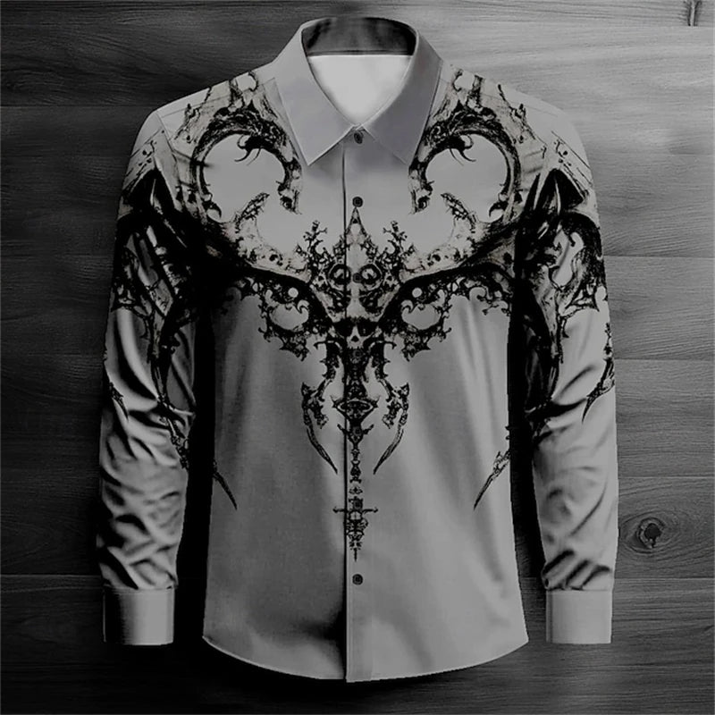 Men’s Casual Street Shirt – Trendy Urban Fashion Wear