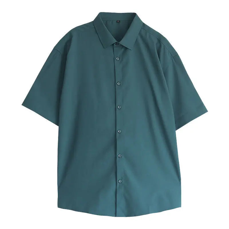 Classic Men’s Short Sleeve Button-Up Shirt