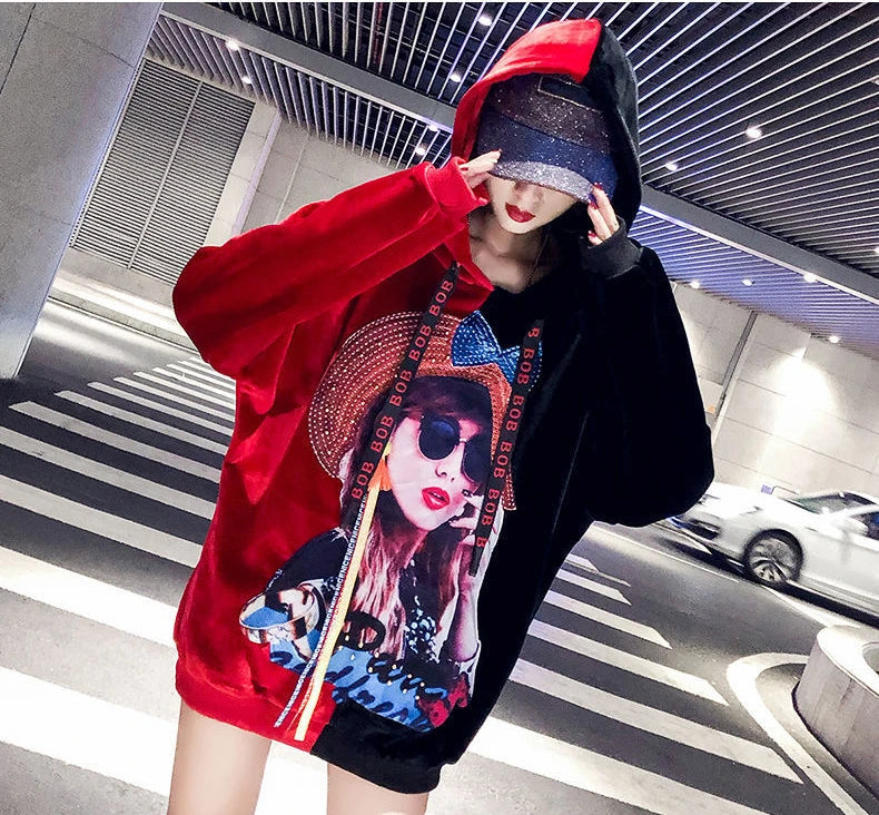 Harajuku Style Hoodie for Women – Trendy Streetwear Pullover