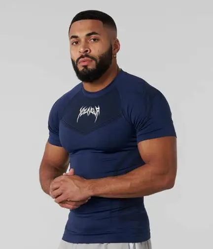 Men’s Slim Fit Workout Shirt – Athletic Compression Tee