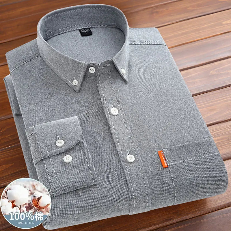 High-Quality Long Sleeve Shirt Comfort Fit