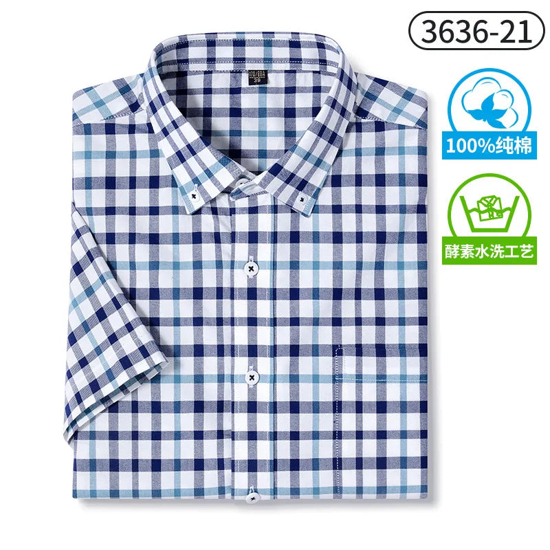 Men’s Oxford Shirt Button-Up Shirt