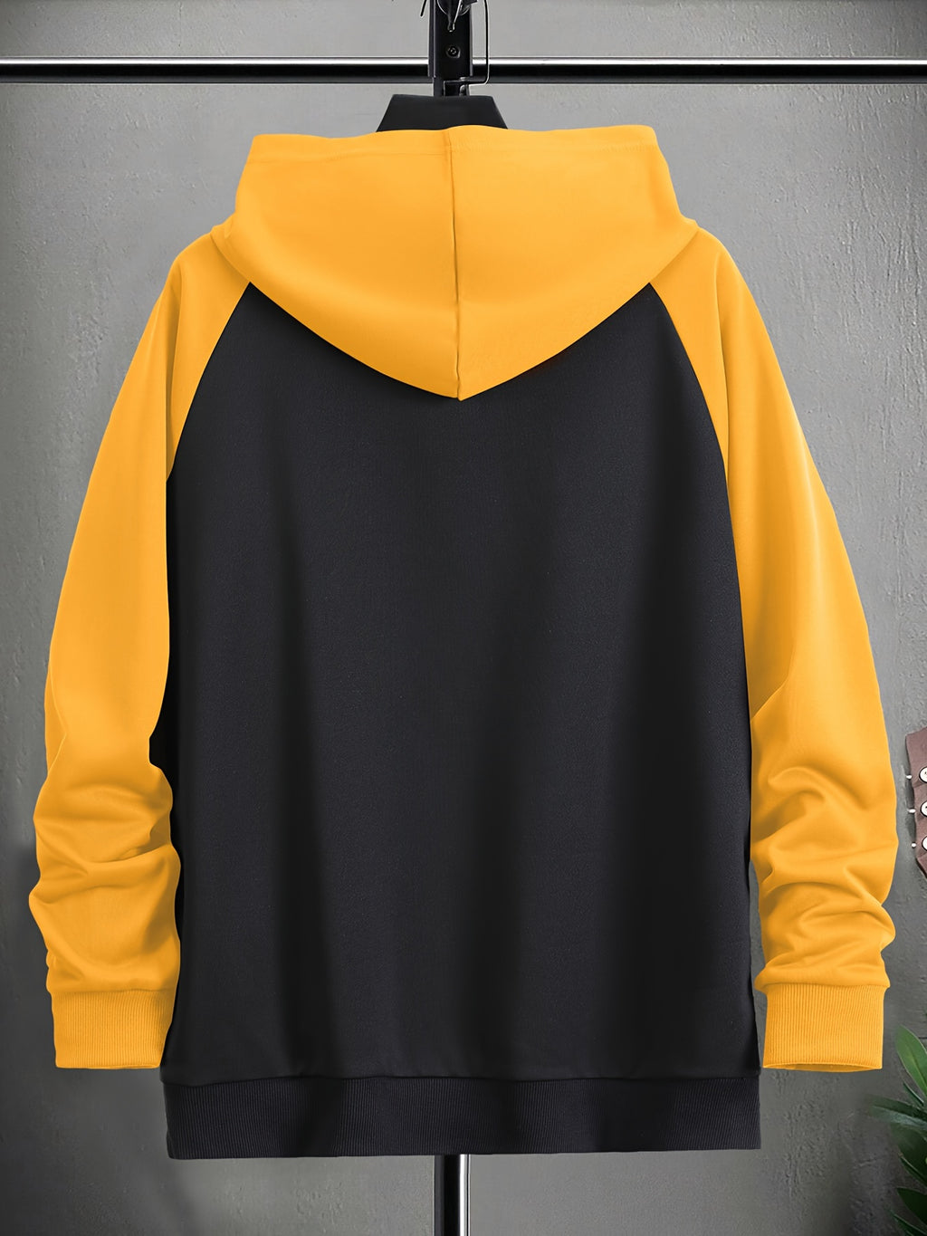 Men’s Color Block Hoodie – Casual Streetwear Pullover