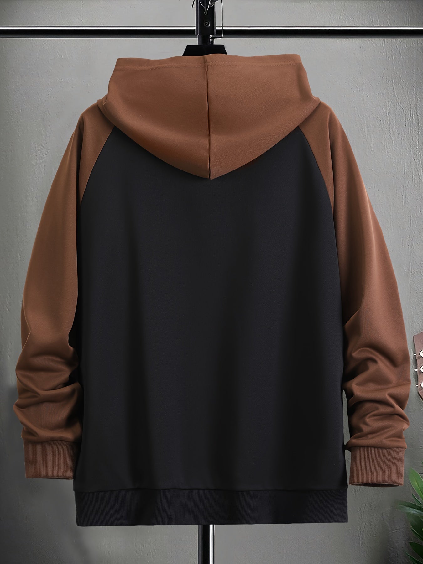 Men’s Color Block Hoodie – Casual Streetwear Pullover