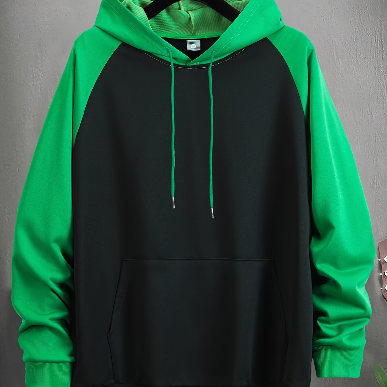 Men’s Color Block Hoodie – Casual Streetwear Pullover